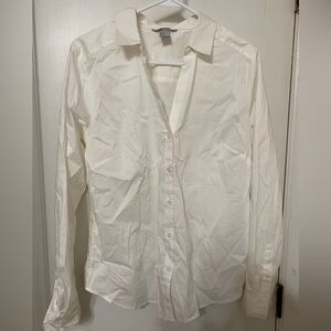 H&M 14 White Button Up Shirt